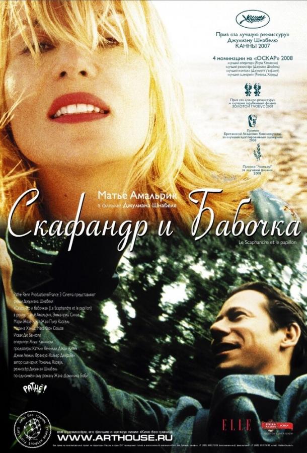 Скафандр и бабочка 2007 Смотреть Онлайн Бесплатно в Хорошем Качестве